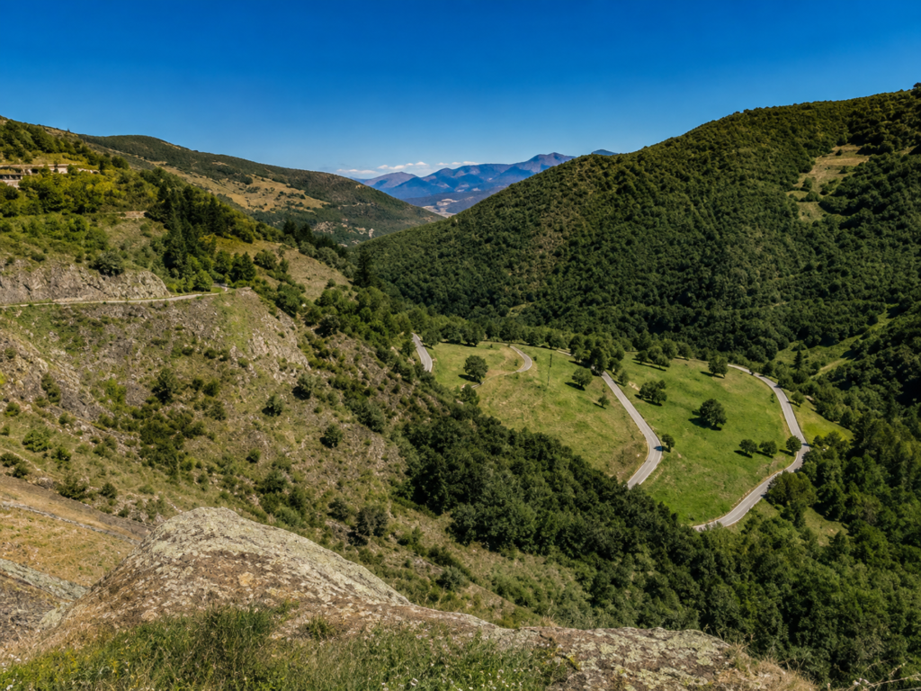 Paisaje desde el Mirador de Peñallana en Vega de Liébana